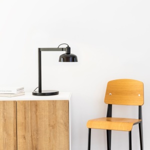 Veioza/Lampa de masa design ambiental TATAWIN negru 122639 universul-luminii.ro