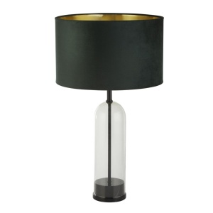 Veioza/Lampa de masa design decorativ Oxford negru, verde 139859 universul-luminii.ro