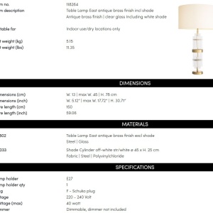 Veioza, Lampa de masa design LUX East 139729 universul-luminii.ro