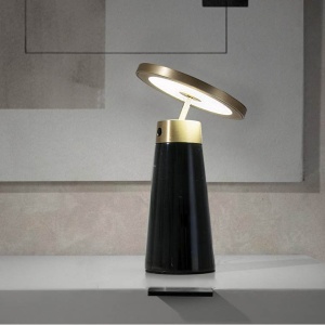 Veioza, Lampa de masa design LUX LED dimabil Marquina marble black