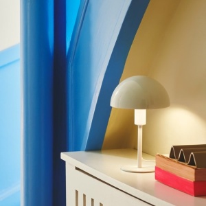 Veioza, lampa de masa design minimalist scandinav Ellen Mini White 132879 universul-luminii.ro