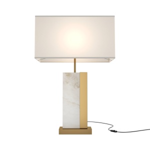 Veioza, lampa de masa design modern Bianco alama, alb 45cm 119199 universul-luminii.ro