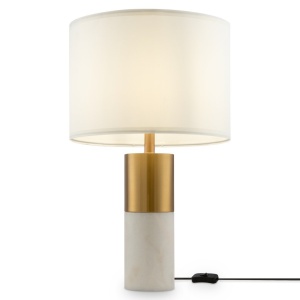 Veioza, lampa de masa design modern Bianco alama, alb