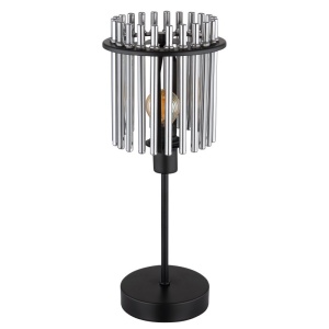 Veioza, lampa de masa design modern GORLEY negru, fumuriu 134699 universul-luminii.ro