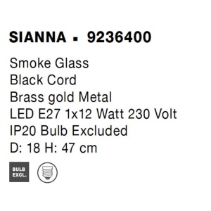 Veioza, Lampa de masa design modern SIANNA 104609 universul-luminii.ro