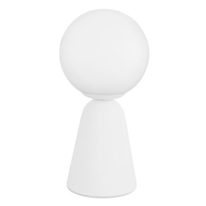 Veioza, lampa de masa design modern ZERO gips alb NVL-9577011