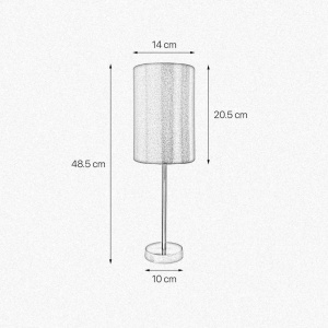 Veioza, Lampa de masa eleganta design italian Ilizia - Img 3