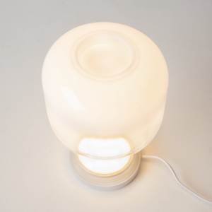 Veioza/Lampa de masa LED design modern Spirito alb - Img 3