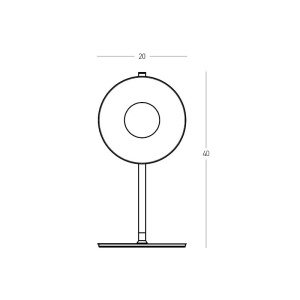 Veioza, Lampa de masa LED moderna TAPEL - Img 3
