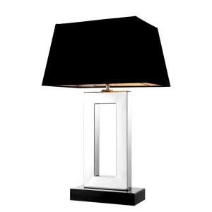 Veioza, lampa de masa LUX, finisaj stainless steel, H-71cm, Arlington 103115 HZ 64989 universul-luminii.ro