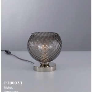 Veioza, Lampa de masa moderna design italian 10002 fumuriu 105309 universul-luminii.ro