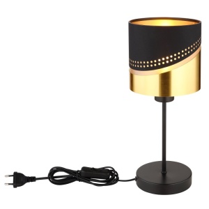 Veioza, Lampa de masa moderna OR negru/auriu 590839 universul-luminii.ro