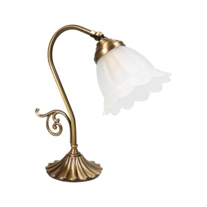Veioza, Lampa de masa stil Art Nouveau Floral