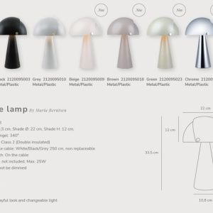 Veioza, lampa de podea design modern ALIGN maro 211879 universul-luminii.ro