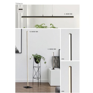 Veioza LED de masa design modern TRIBECA BK EU96382-1BK SRT 86929 universul-luminii.ro