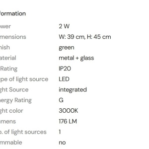 Veioza LED design decorativ Enigma verde 161159 universul-luminii.ro