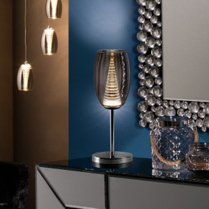 Veioza LED / Lampa de masa design modern Nebula SV-493826