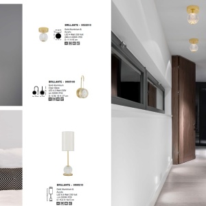 Veioza LED moderna design elegant BRILLANTE 203749 universul-luminii.ro