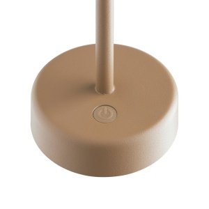 Veioza LED portabila de exterior IP44 Ellen To-Go Battery maro deschis - Img 4