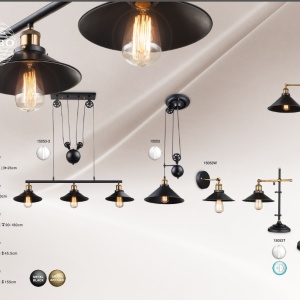Veioza VINTAGE / Lampa de masa design deosebit LENIUS 15053T GL 65569 universul-luminii.ro