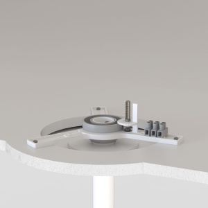 Ventilator incastrabil tavan cu telecomanda RUDDER 3 L negru/nuc - Img 4
