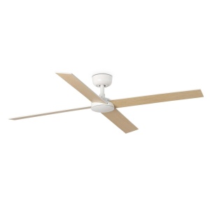 Ventilator tavan cu telecomanda RUDDER 4 L alb/frasin