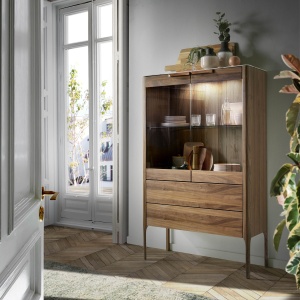 Vitrina cu doua sertare, design elegant Glayds AC-CP1806-F - Img 7