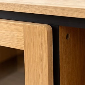 Vitrina cu furnir de stejar ATELIER 140cm - Img 3