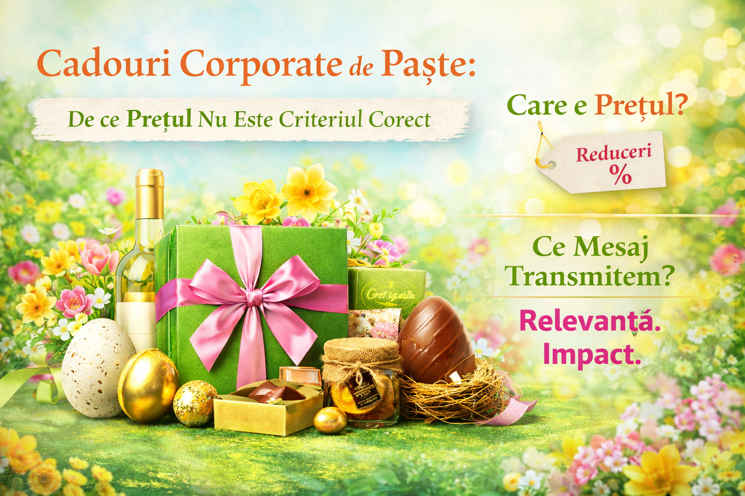 Cadouri Corporate de Paște: De ce Prețul Nu Este Criteriul Corect