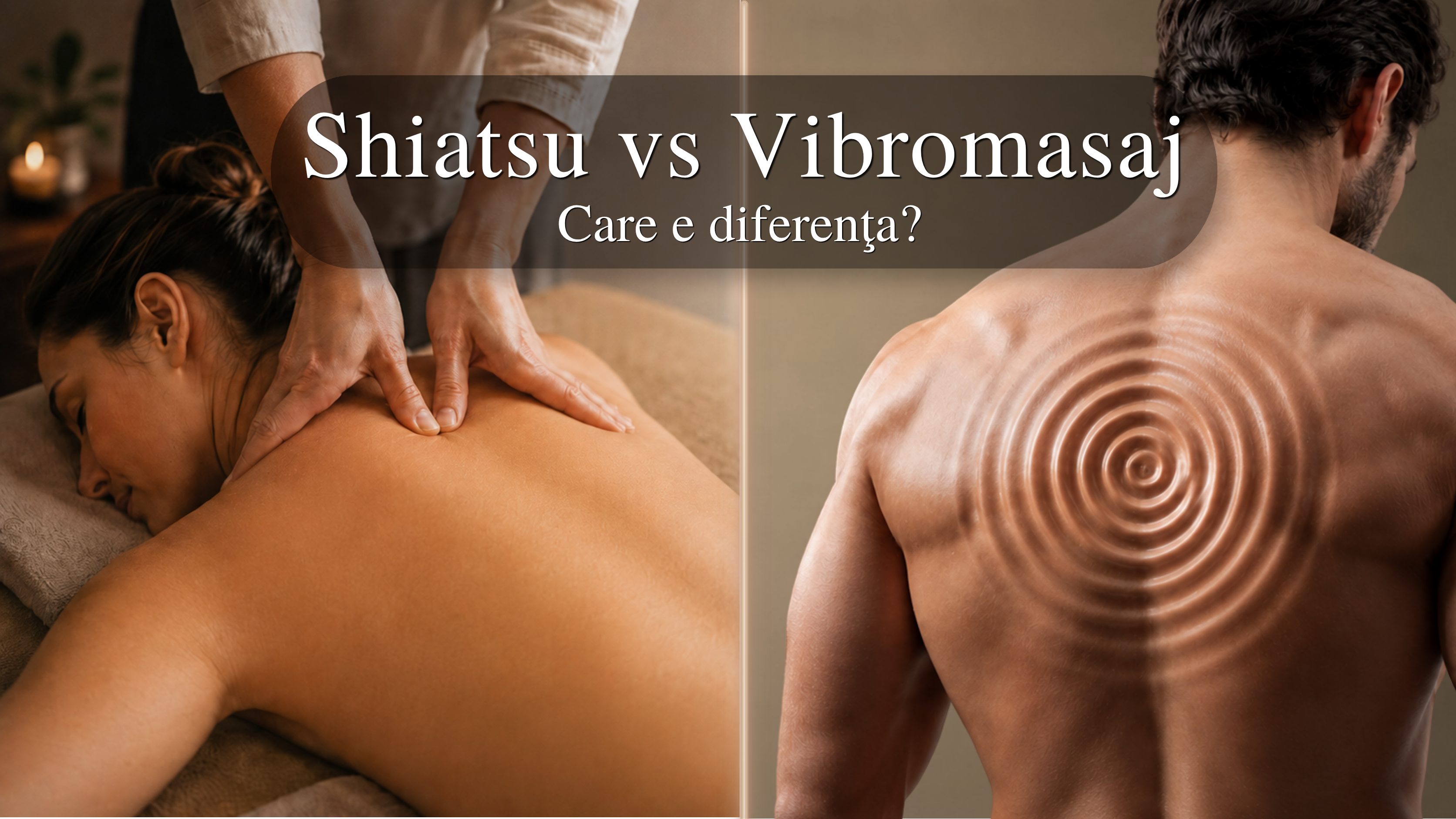 Shiatsu vs Vibromasaj. Care e diferenta?