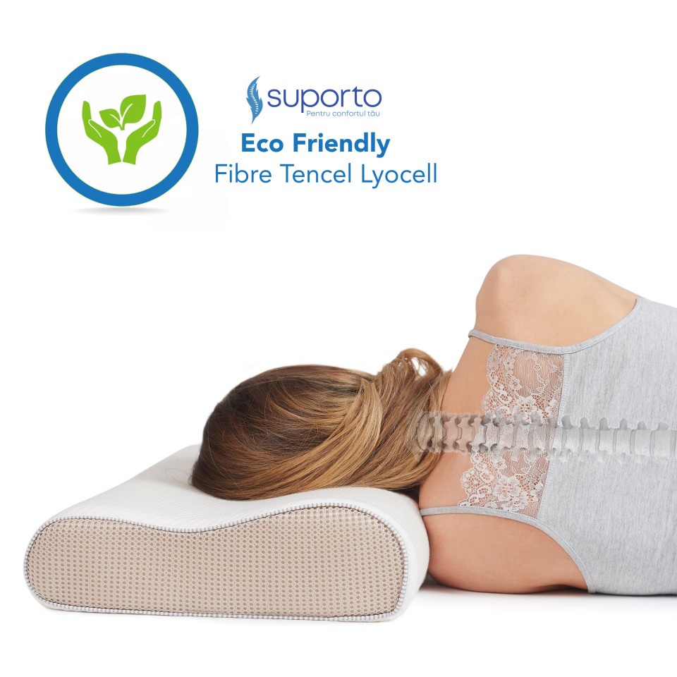 Perna de dormit ergonomica hipoalergenică - Tencel Lyocell - 3 | YEO