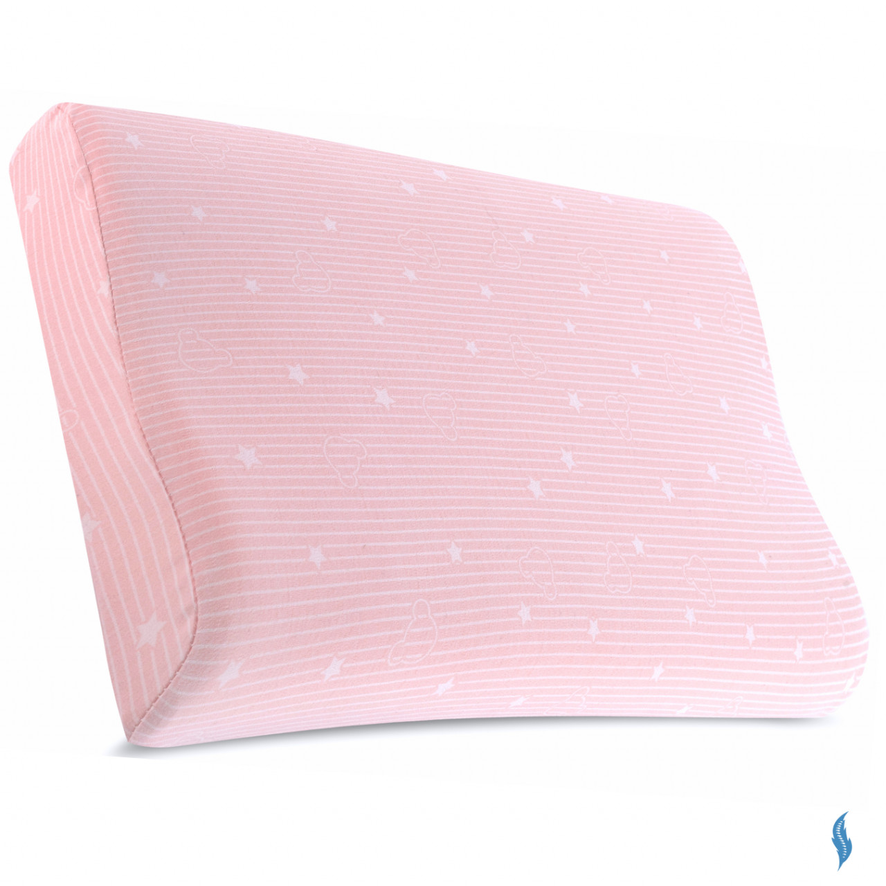 Perna pentru copii Toddler - Pattern Roz 24+ luni Hipoalergenica, din spuma cu memorie