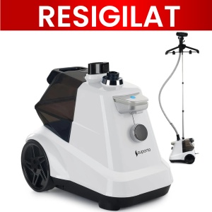 Fier de Calcat Vertical cu aburi Suporto, Steamer model R3 de 2200W cu 4 trepte de putere. Statie de calcat profesionala pentru haine netede, fara mirosuri si fara cute. Rezervor aparat 3L, pentru 65 min de lucru, 45g/min abur continuu, Alb (RESIGILAT) - Img 11