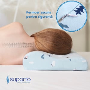 perna copii cu spuma de memorie
