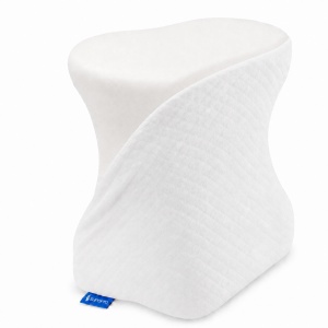 Husă Perna pentru genunchi | Husă Perna intre genunchi de dormit Suporto Classic, Fibre Tencel Lyocell, Lavabila, Albă