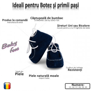 Mocasini Bleumarin