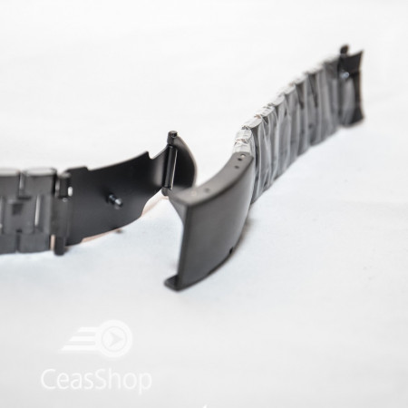 Bratara capete curbate neagra 22mm - Img 4