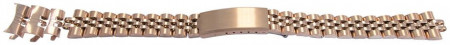 Bratara metalica aur rosu model Rolex Oyster capete curbate 12-14mm - 51369
