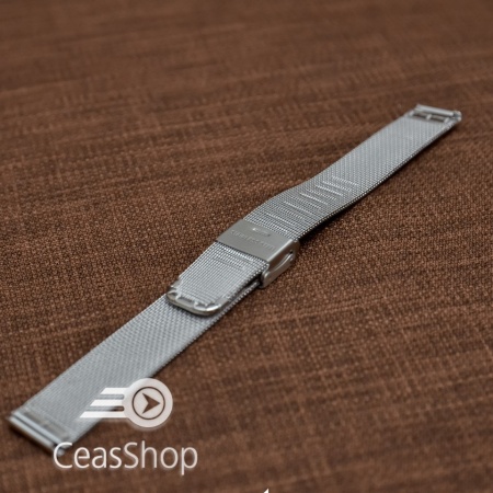 Bratara milaneza fina argintie 19mm - Img 2