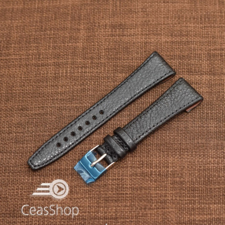 Curea buffalo piele vitel neagra, open end, 10mm - 48171