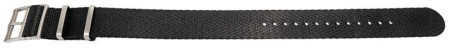 Curea NATO neagră 22mm model os hering - 62590