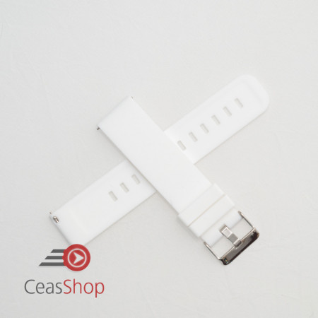 Curea silicon albă, telescop QR, 24mm -402224 - Img 5