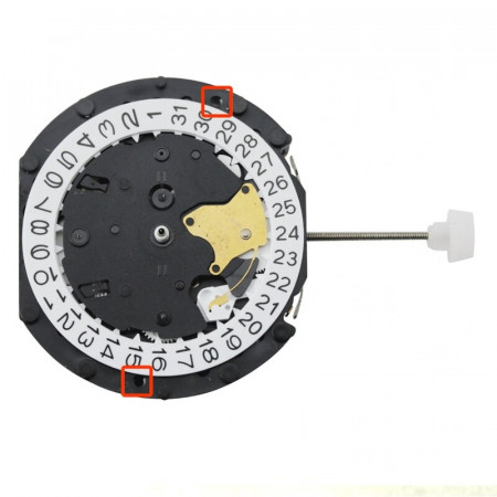 Mecanism ceas Sunon PE903 data la 3