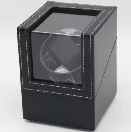 Watch winder cu led pentru un ceas carcasă piele ecologică - Img 2