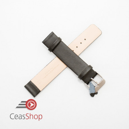 Curea Piero Magli piele vitel neagra plata,mată 26mm - 06711101 - Img 2