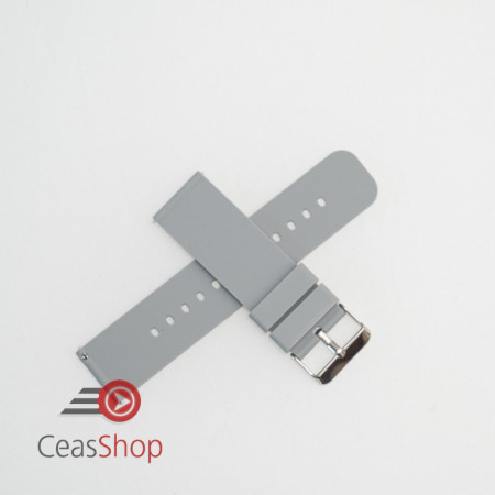 Curea silicon gri, telescop QR, 24mm -400724 - Img 4