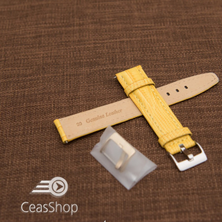 Curea model soparla captusita pe jumătate galbenă  20mm - 45823 - Img 2