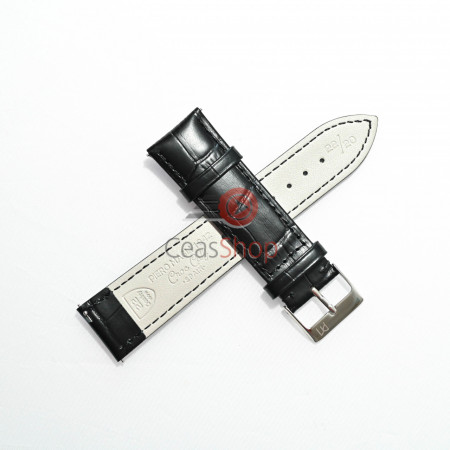 Curea Piero Magli neagră, model aligator XL QR 18mm - 08693001 - Img 2