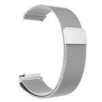Bratara smartwatch argintie cu magnet si telescop Quick Release 18mm -56987