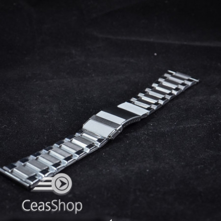 Bratara metalica argintie 28mm - 38947